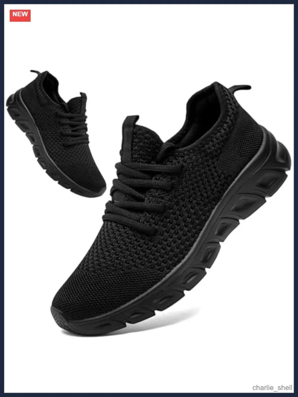 Men's Lightweight Breathable Running Shoes Non Slip Athletic Sneakers